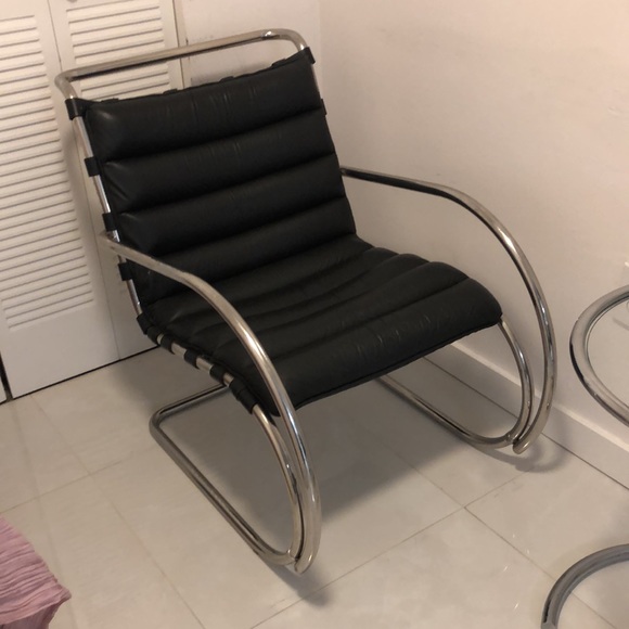 Mies van der rohe lounge chairs. Set - Picture 2 of 7